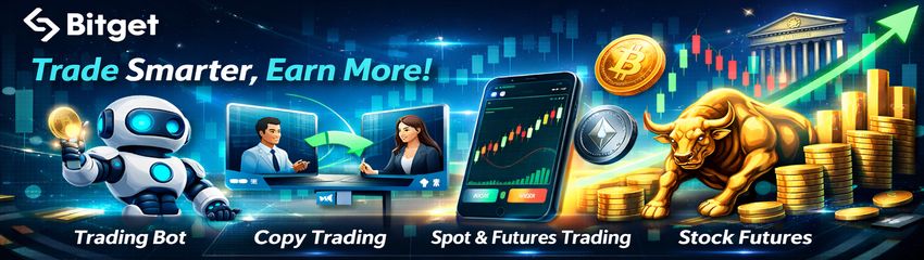 Bitget registration banner