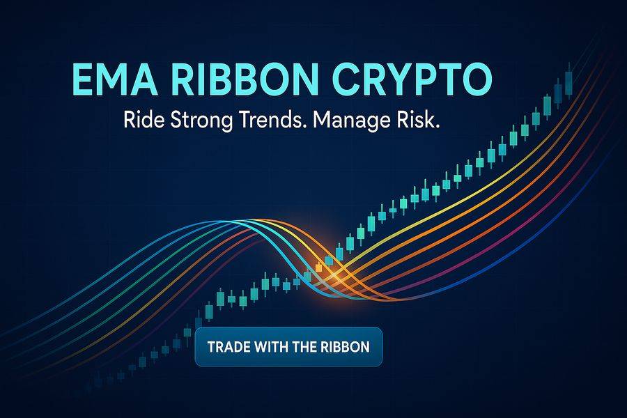 EMA Ribbon Crypto: Complete 2025 Guide (Settings, Signals, Backtests & Risk) EMA Ribbon Crypto: Complete 2025 Guide (Settings, Signals, Backtests & Risk)