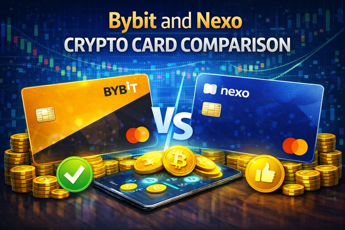 Bybit vs Nexo Crypto Card Comparison (2026) – Fees, Cashback, Best Use Cases