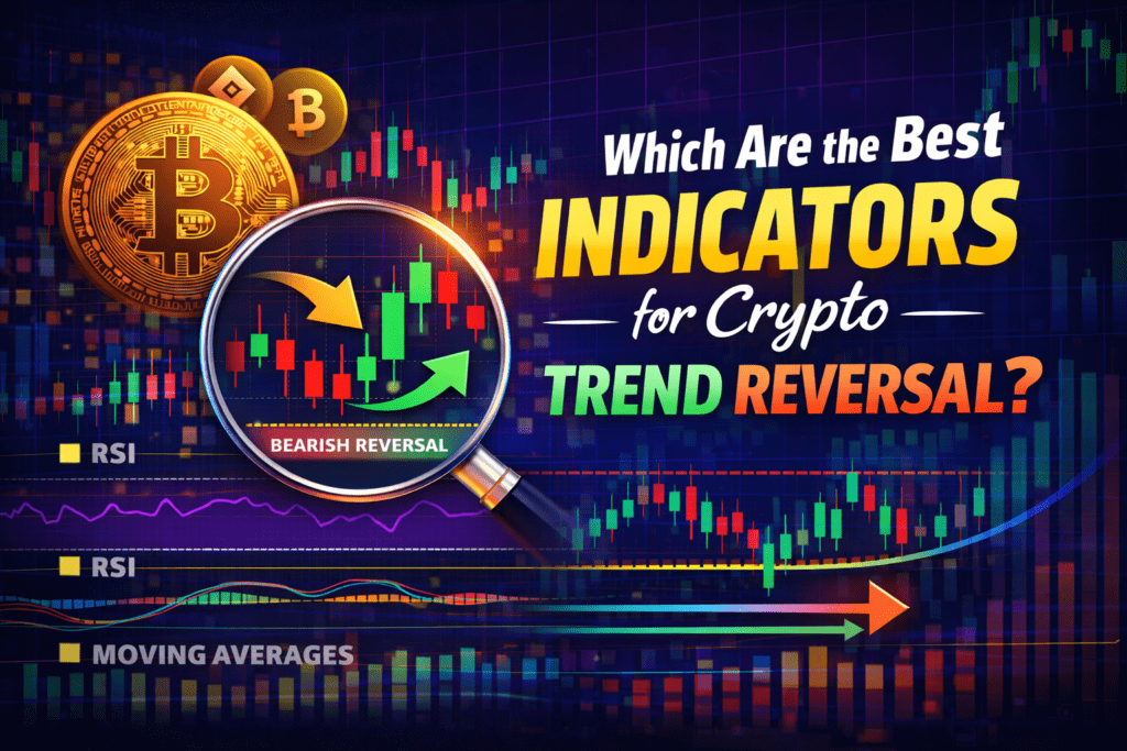 Best Indicators for Crypto Trend Reversal (2026 Guide) — Confirm Tops & Bottoms with Less Noise