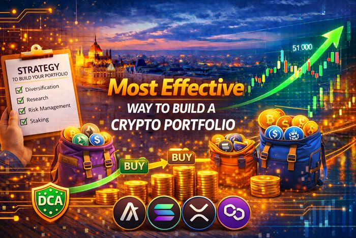 Most Effective Way to Build a Crypto Portfolio (2026) – Core + Satellites, Allocation & Rebalancing