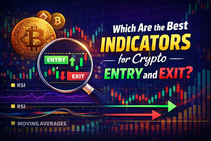Best Indicators for Crypto Entry and Exit (2026 Guide) — Timing Trades with Confidence